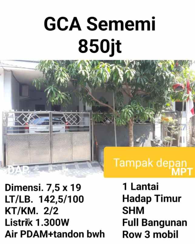 dijual rumah griya citra asri