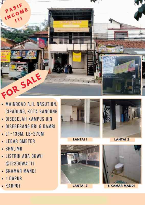 dijual rumah jalan a h nasution