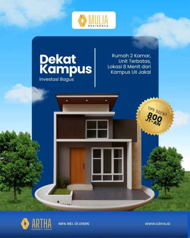 dijual rumah jalan kaliurang km 13