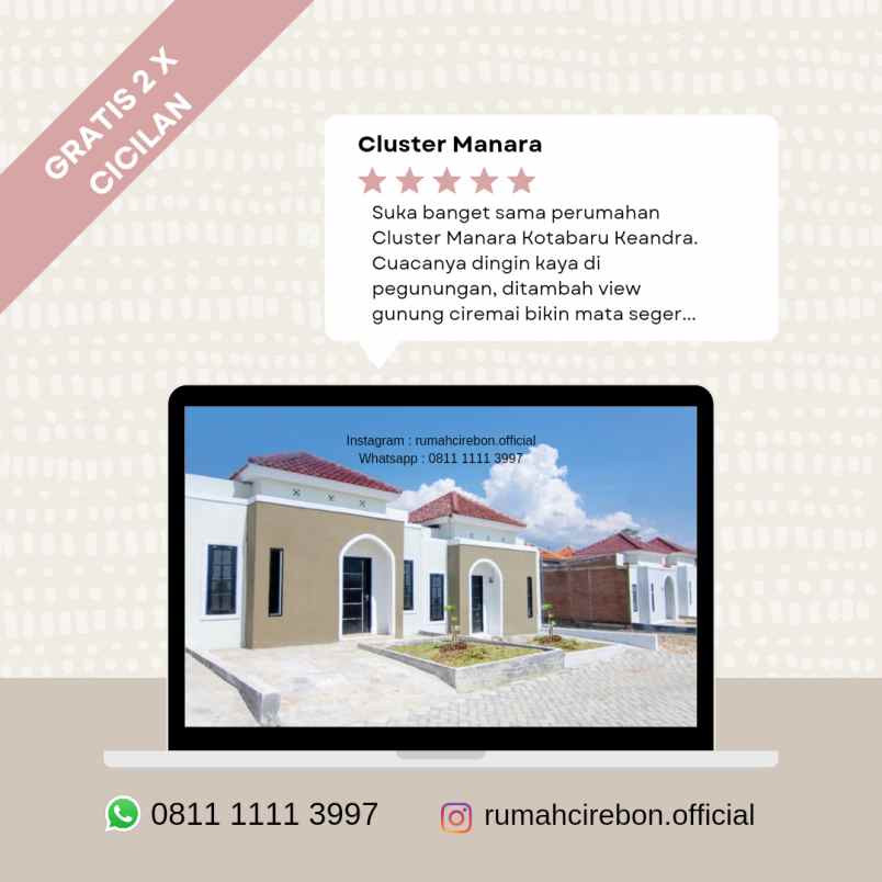 dijual rumah jalan nyi ageng serabg