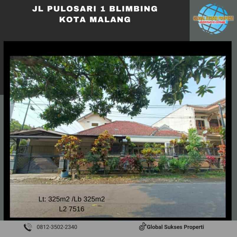 dijual rumah jalan pulosari 1