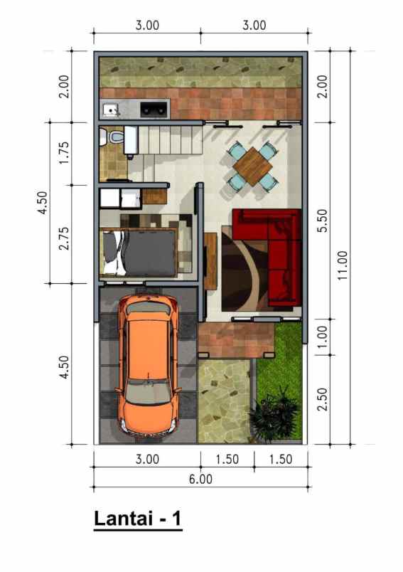 dijual rumah jalan salak