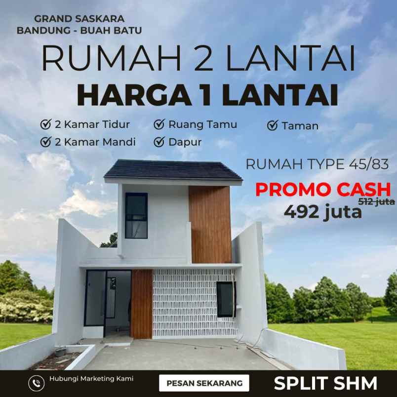 dijual rumah jl bojongsari bojongsoang