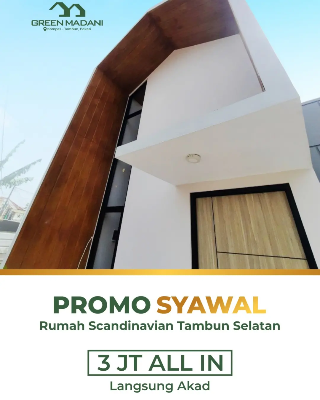 dijual rumah jl k h mas ud tambun bekasi