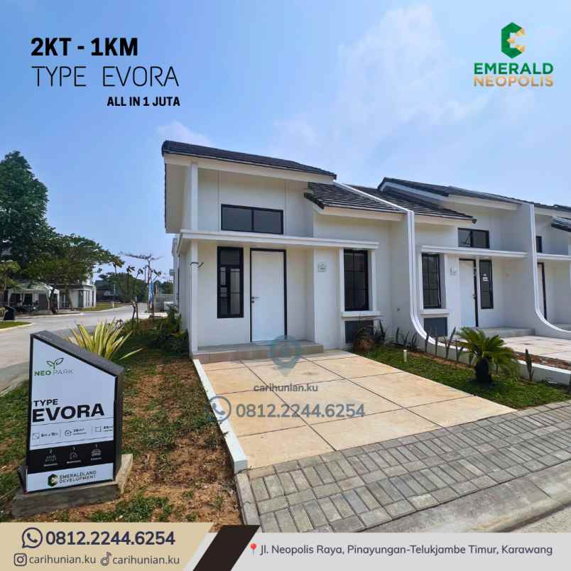 dijual rumah jl neopolis raya