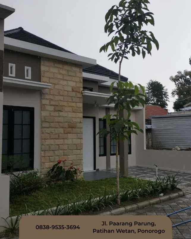 dijual rumah jl parang parung patihan