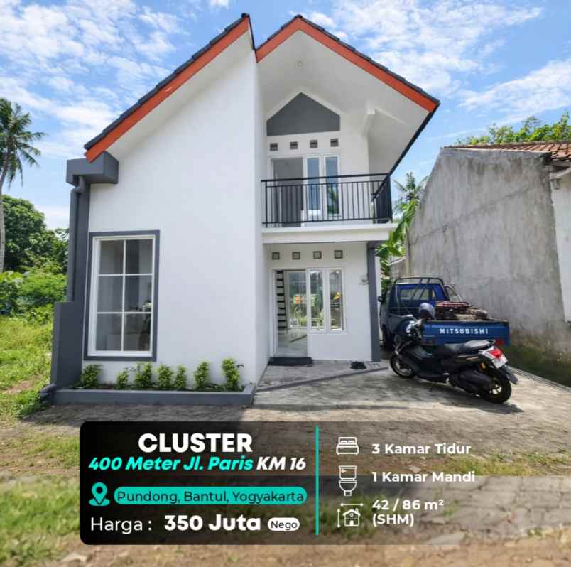 dijual rumah jl parangtritis km 16