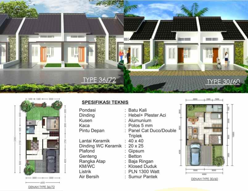 dijual rumah jl pisangan kepuh sepatan