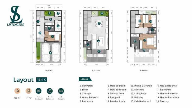 dijual rumah jl utama 2 rt 003 rw 2 pd