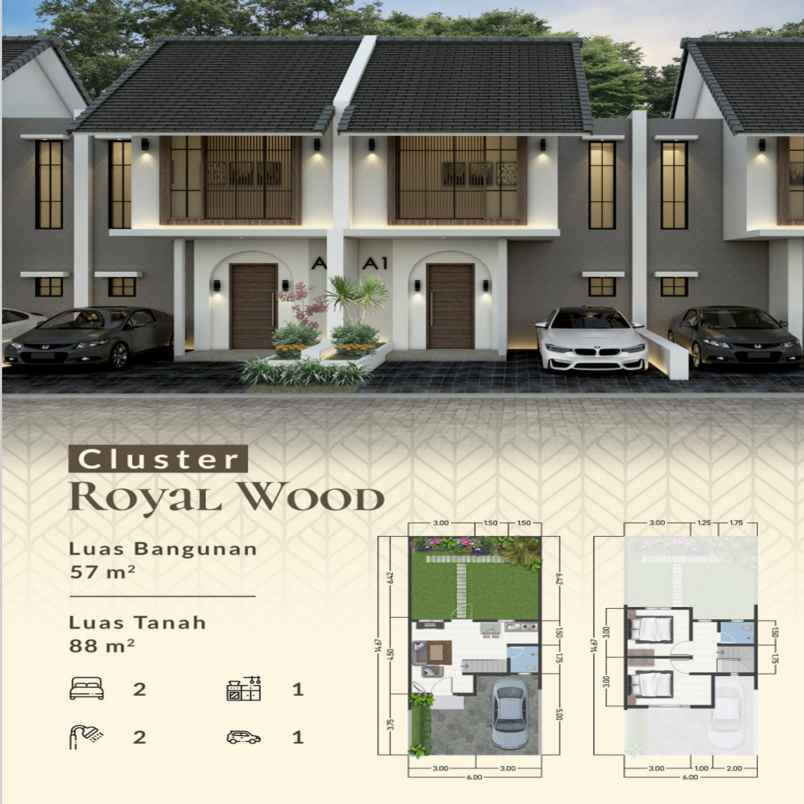 dijual rumah kawasan elit at tirtasani