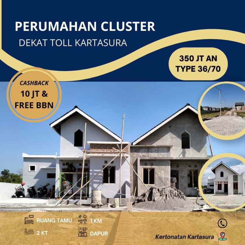 dijual rumah kertonatan kartasura