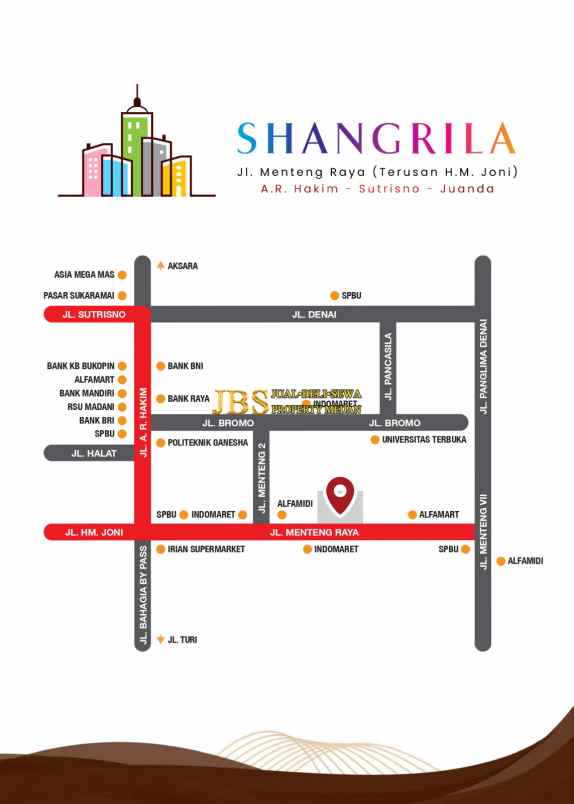dijual rumah komplek shangrila jalan