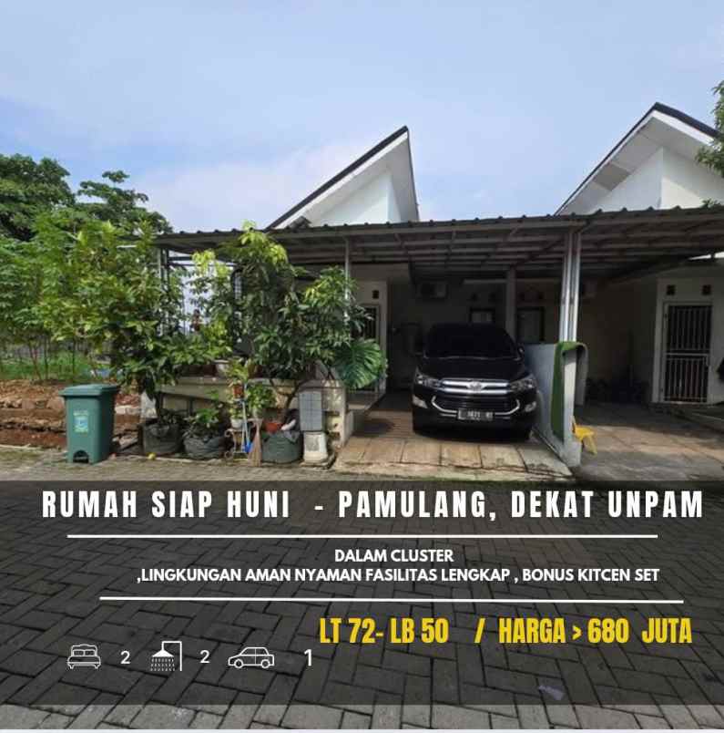 dijual rumah komplek vila dago pamulang