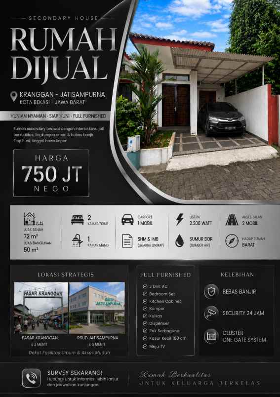 dijual rumah kranggan