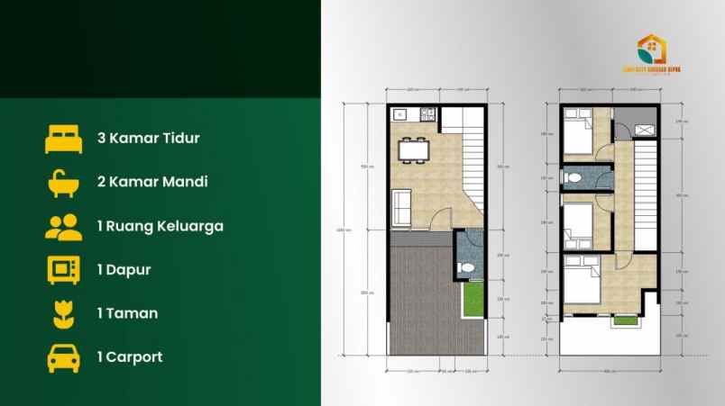 dijual rumah kukusan depok jawa barat