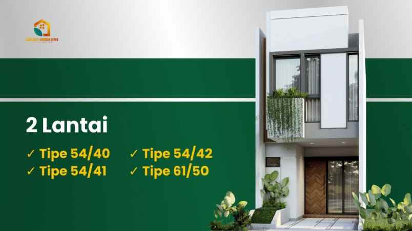 dijual rumah kukusan depok jawa barat