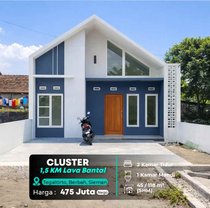 dijual rumah lava bantal
