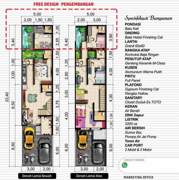 dijual rumah lokasi dekat dengan kantor