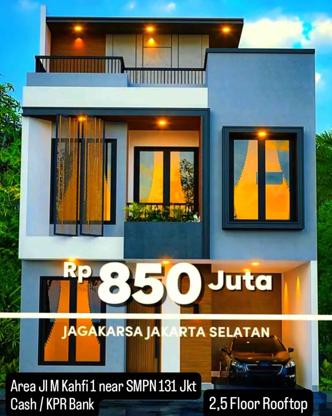 dijual rumah m kahfi 1 cipedak near