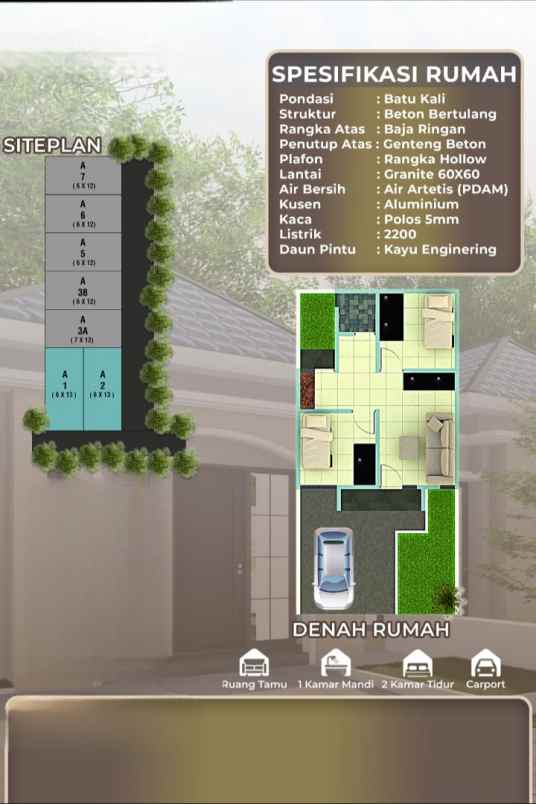 dijual rumah majapahit