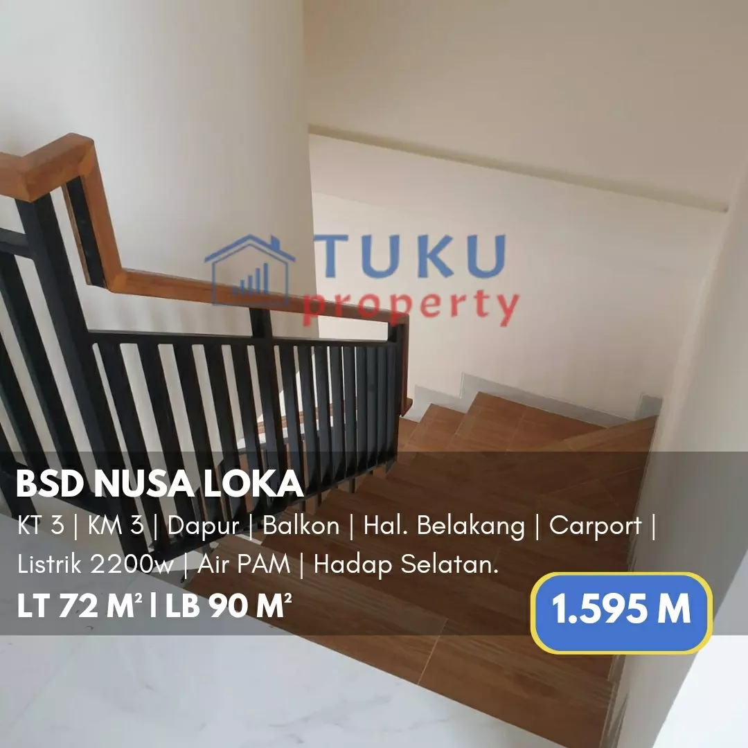 dijual rumah nusa loka bsd serpong