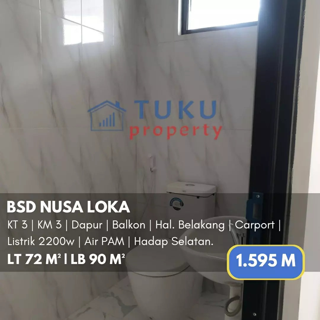 dijual rumah nusa loka bsd serpong