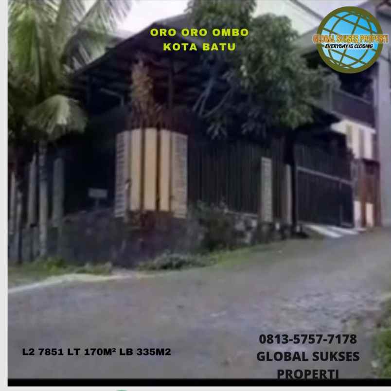 dijual rumah oro oro ombo