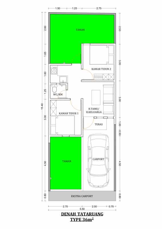 dijual rumah pandan simping prambanan