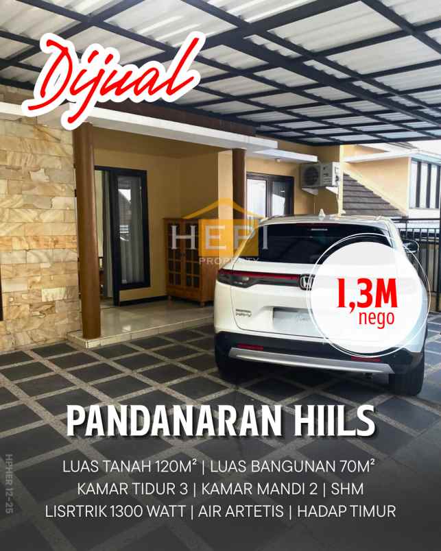dijual rumah pandanaran hills