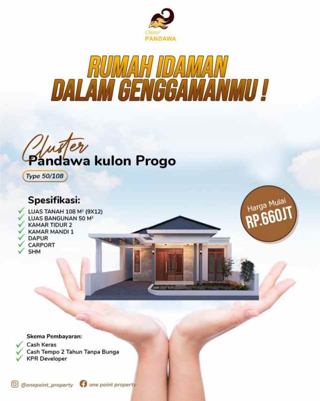 dijual rumah panjatan kulonprogo yogyakarta