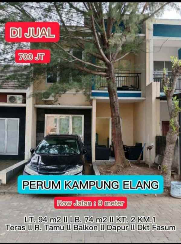 dijual rumah perum kp elang mangunharjo