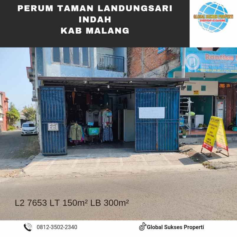 dijual rumah perumahan taman landungsari