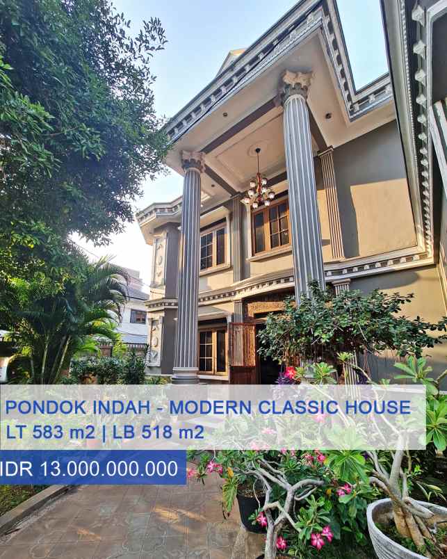 dijual rumah pondok indah jakarta selatan