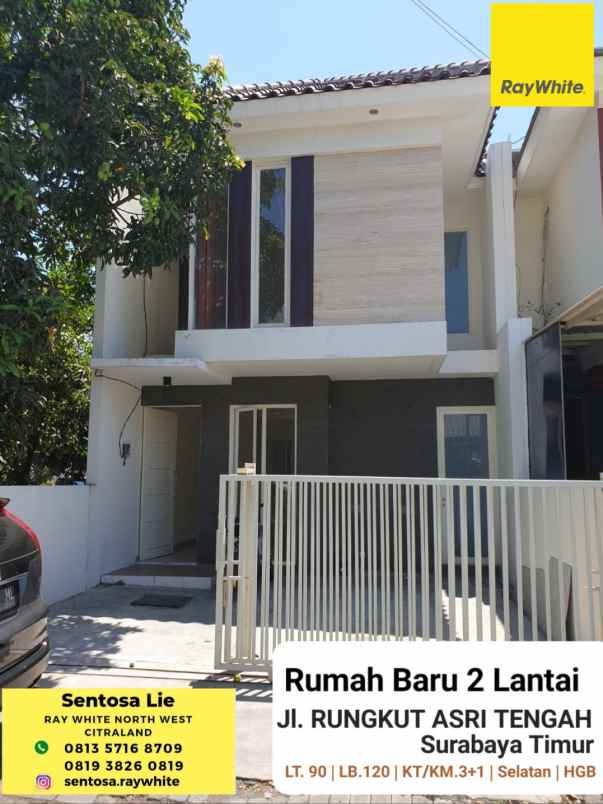 dijual rumah rungkut asri tengah