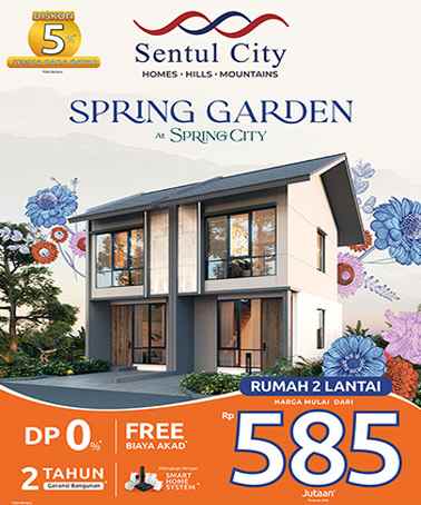 dijual rumah sentul city