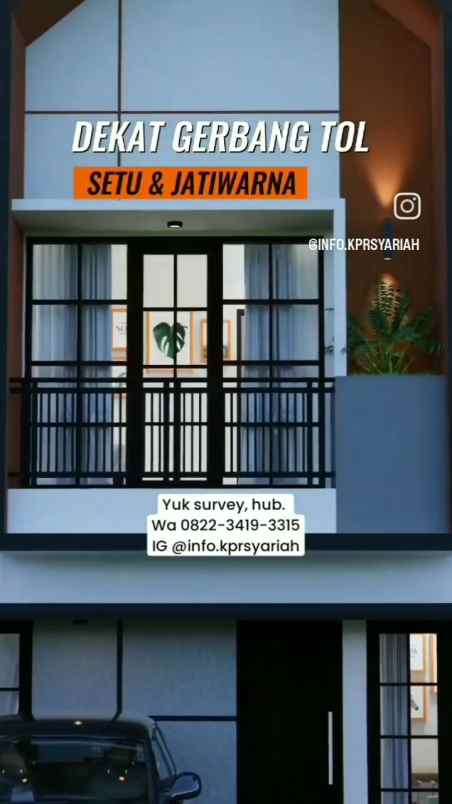 dijual rumah setu cipayung