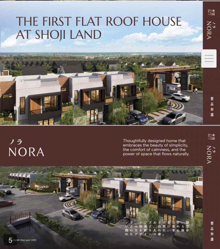 dijual rumah shoji land