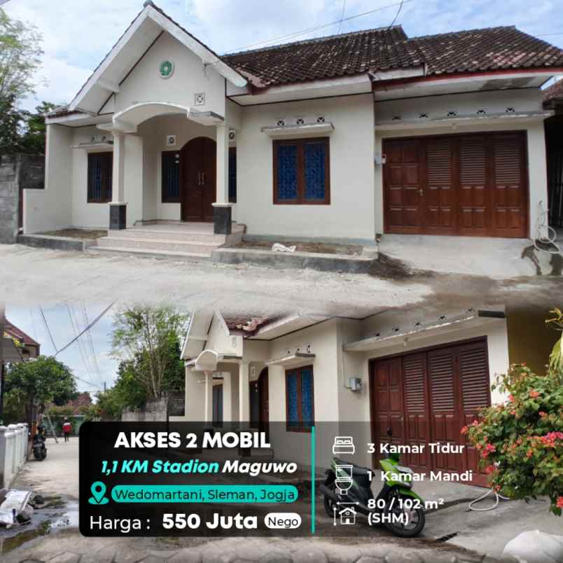 dijual rumah stadion maguwoharjo