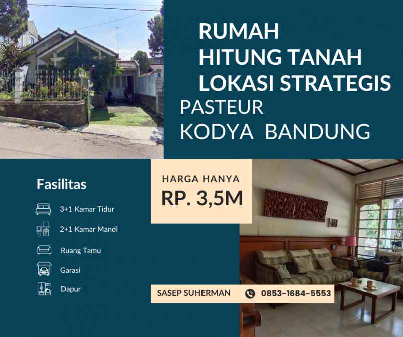 dijual rumah sukabungah sukajadi bandung