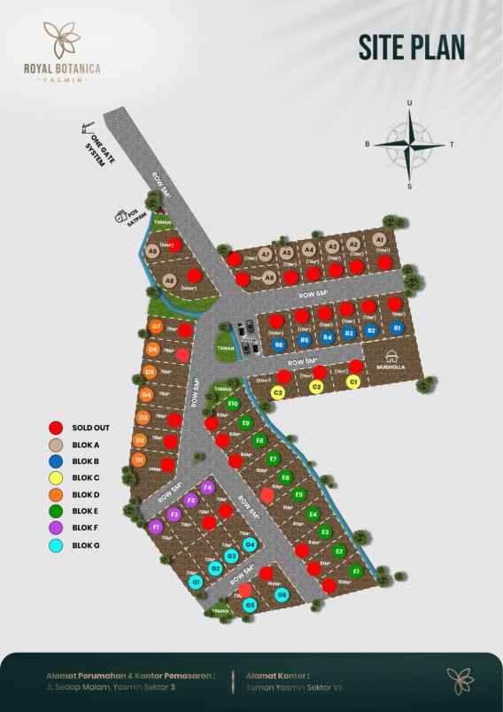 dijual rumah taman yasmin bogor