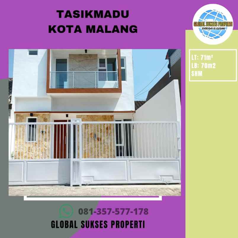 dijual rumah tasikmadu