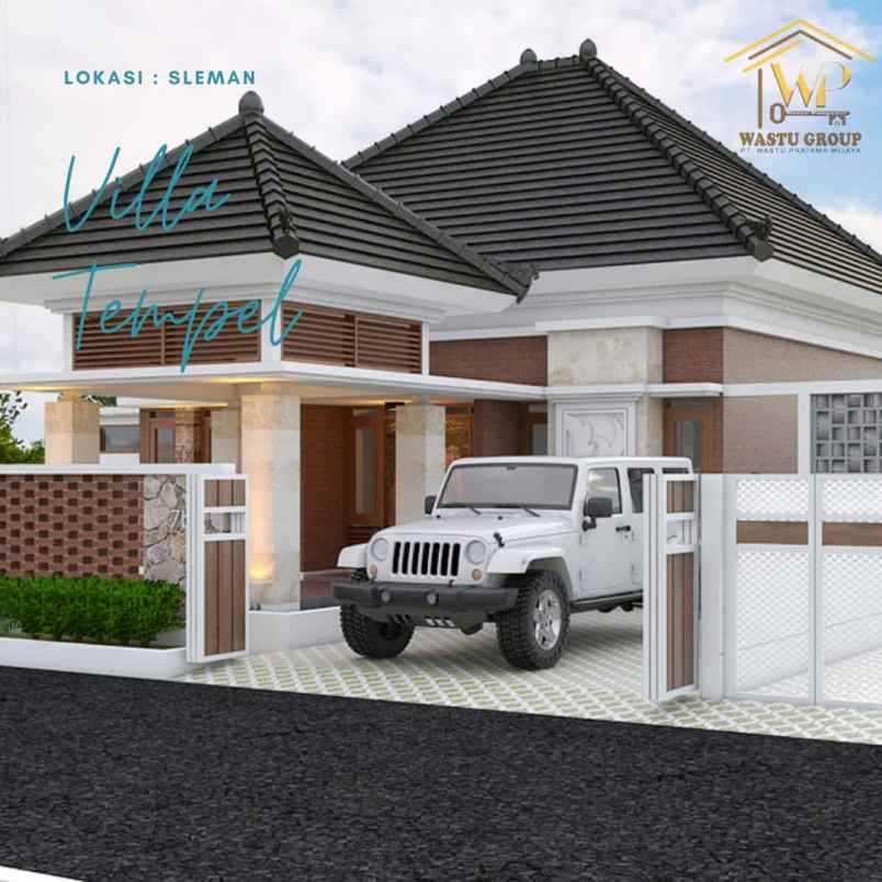 dijual rumah tempel