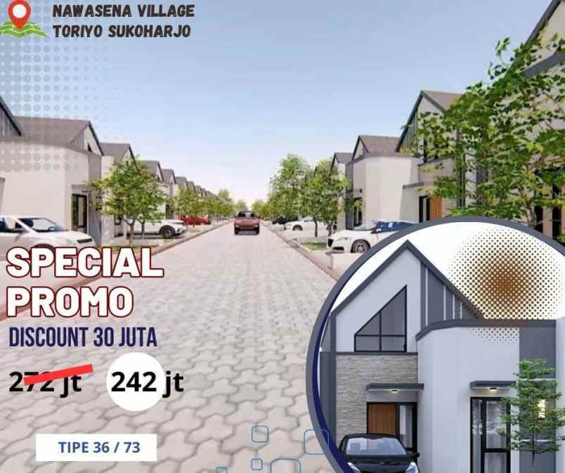 dijual rumah toriyo bendosari sukoharjo