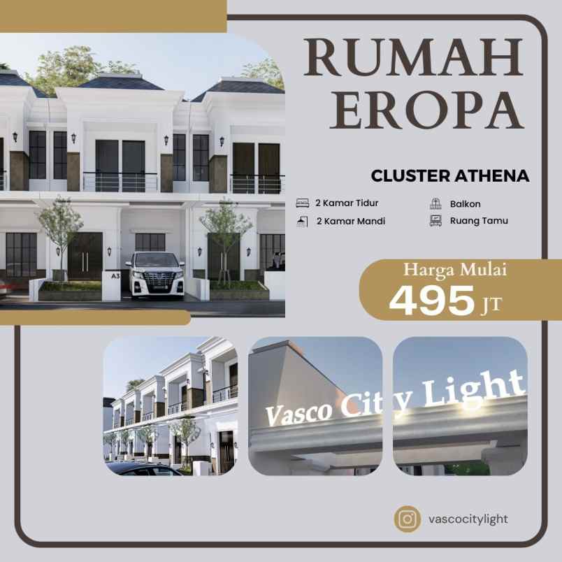 dijual rumah vasco city light jl