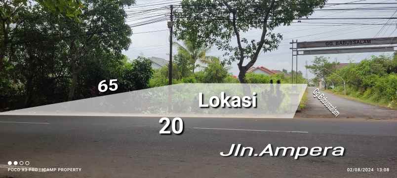 dijual tanah ampera