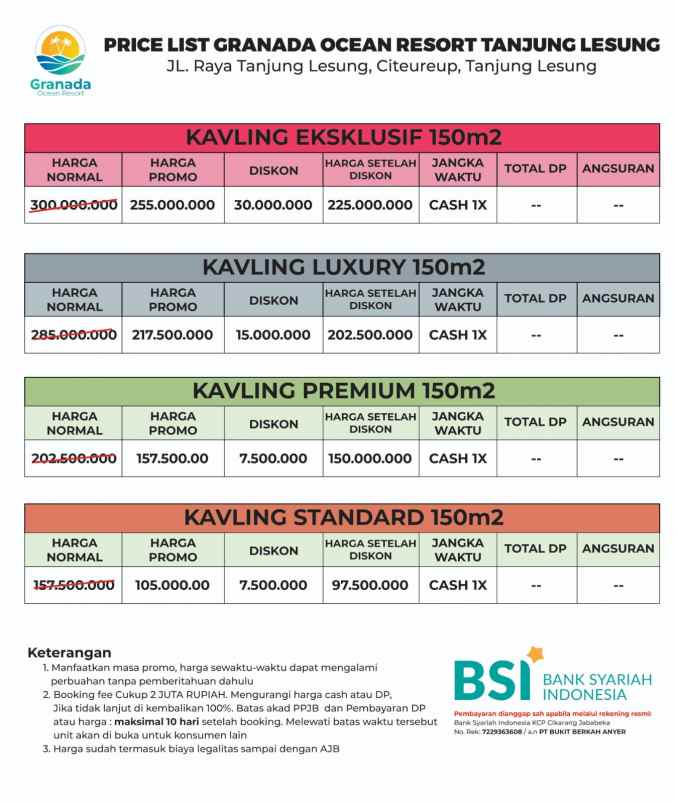 dijual tanah cilegon