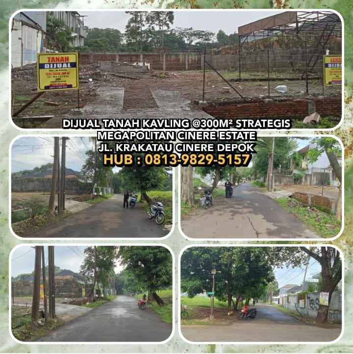 dijual tanah cinere depok jawa barat