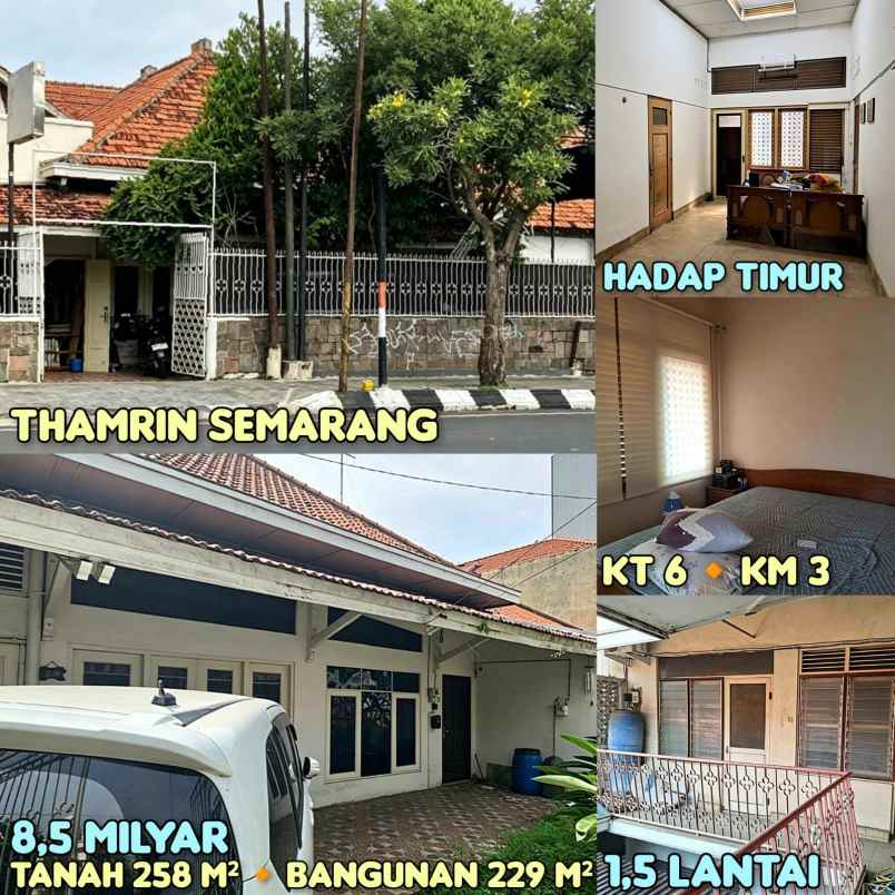 dijual tanah dan bangunan di thamrin semarang