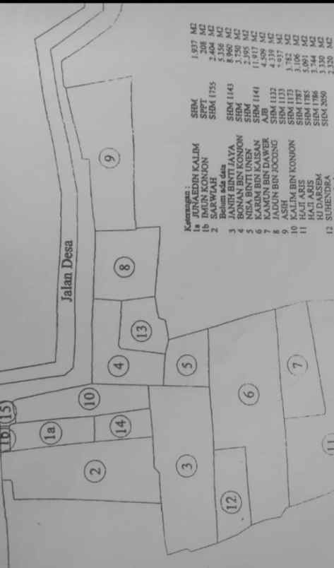 dijual tanah jalan katimaha