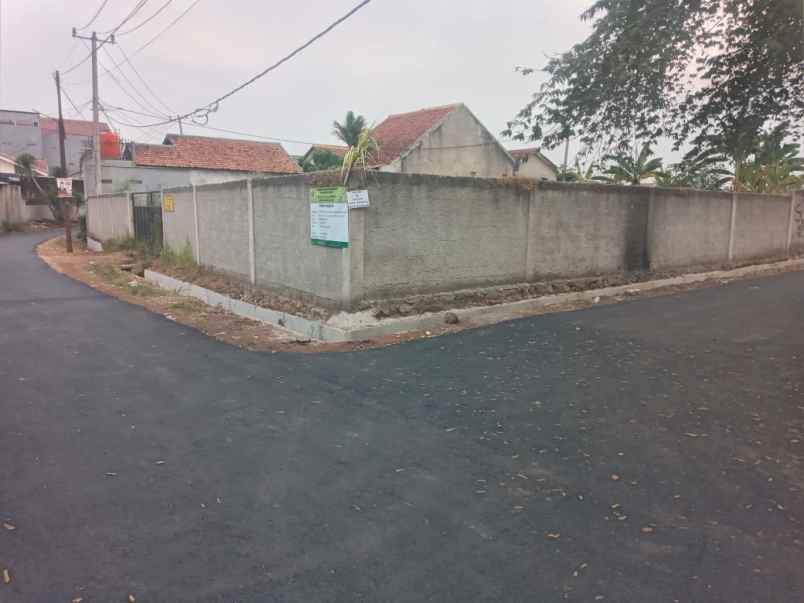 dijual tanah jalan raya bojong sempu